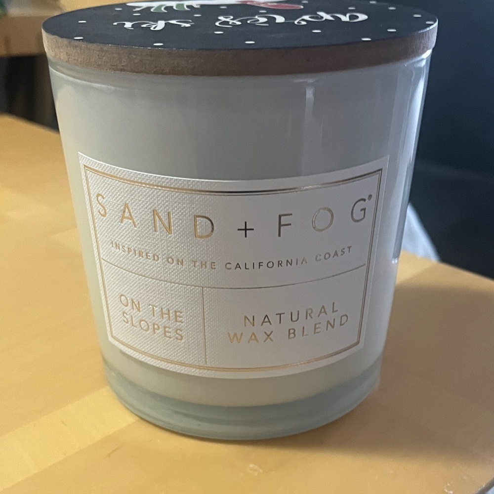 SAND + FOG Natural Wax Blend Candle - White